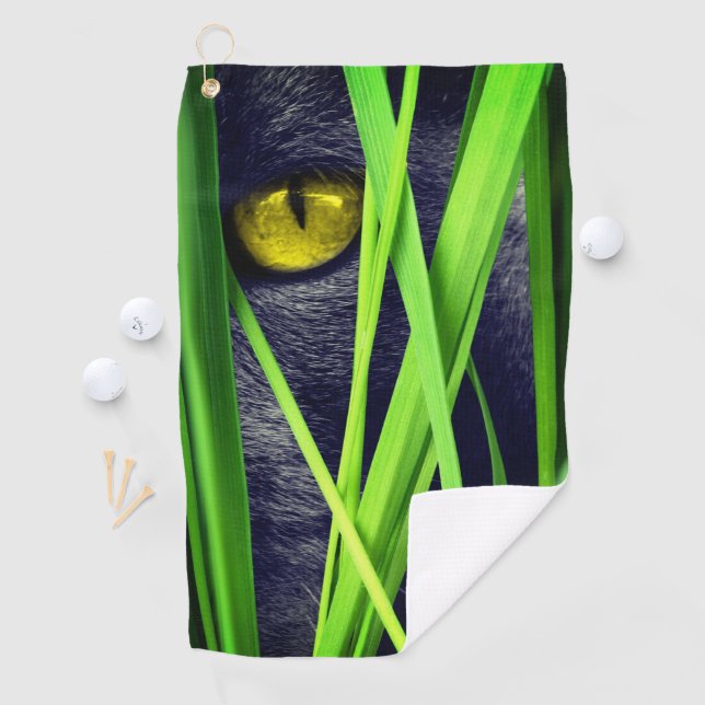 Serviette De Golf Oeil de chat (En situation)