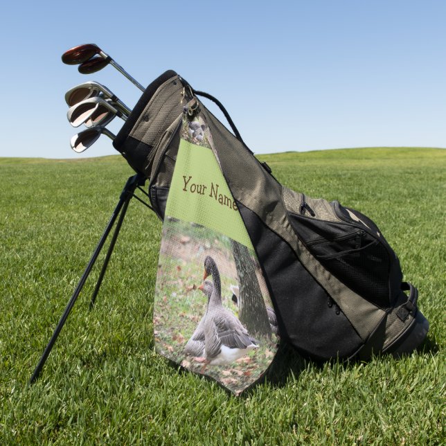 Serviette De Golf Oie (Vert)