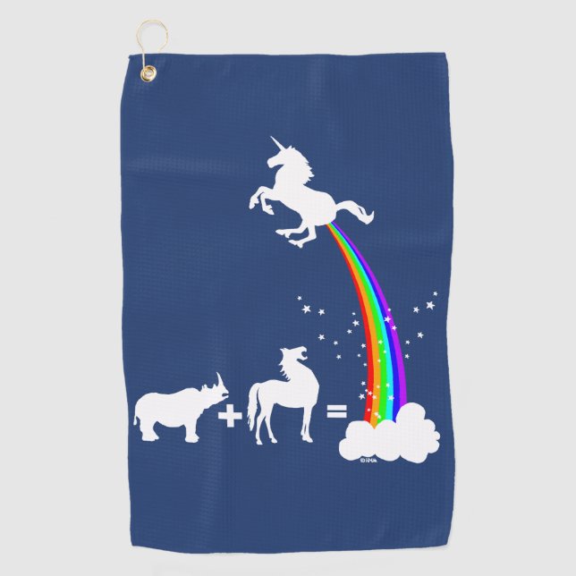 Serviette De Golf Origine de licorne (Devant)