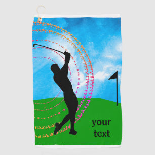 Serviette De Golf Oscillation colorée de golf