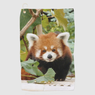 Serviette De Golf Panda rouge