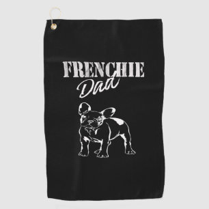 Serviette De Golf Papa De Mignonne Frenchie Amoureux Français De Bul