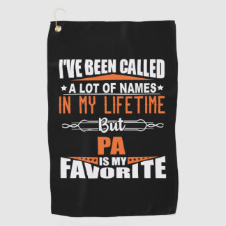 Serviette De Golf Papa Est Mon Nom Favori