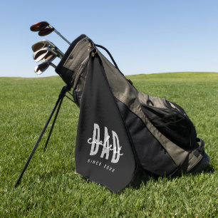 Serviette De Golf Papa le plus frais depuis 20XX Moderne Simple Prep