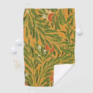 Serviette De Golf Papier peint Vintage Orange Tree Motif Art Nouveau