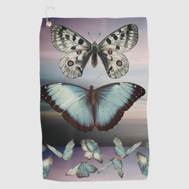 Serviette De Golf papillon (Devant)