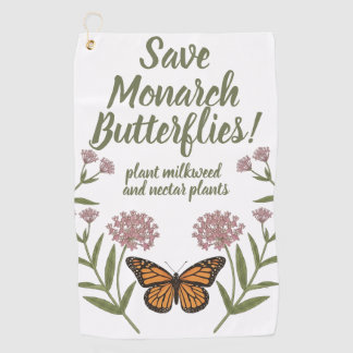 Serviette De Golf Papillon monarque