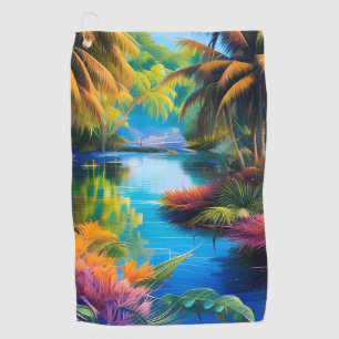Serviette De Golf Paradis tropical II