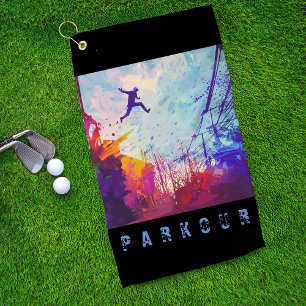 Serviette De Golf Parkour Urban Obstacle Course Libre Running Custom