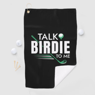 Serviette De Golf Parle Birdie à moi