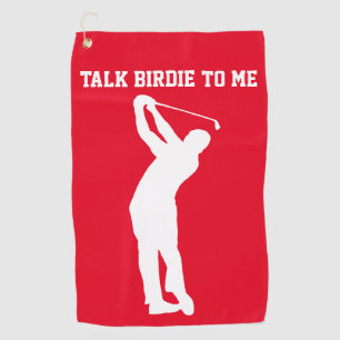 Serviette De Golf Parlez à Birdie