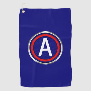 Serviette De Golf Patch Customisé de la 3e armée