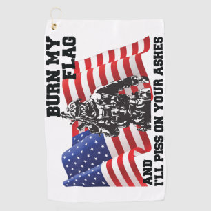 Serviette De Golf Patriote américain