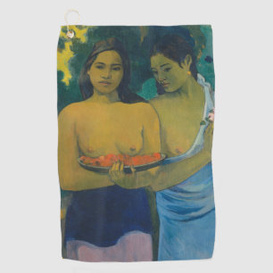 Serviette De Golf Paul Gauguin - Deux femmes tahitiennes