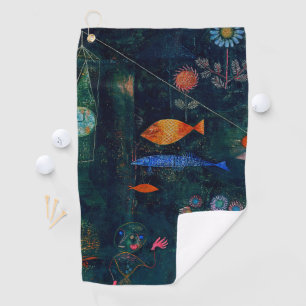 Serviette De Golf Paul Klee Fish Magic Peinture Abstraite Art graphi