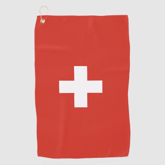 Serviette De Golf Pavillon suisse Golf Towel (Devant)