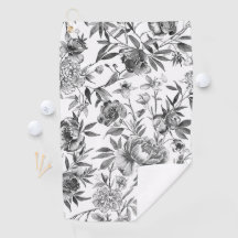 Peinture botanique florale aquarelle de chinoiseri