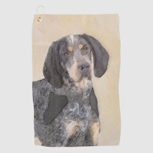 Serviette De Golf Peinture de linge bluetick - mignon chien original