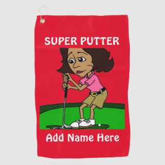 Serviette de golf personnalisée