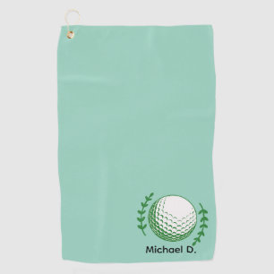 Serviette de golf personnalisée - Nom et logo pers