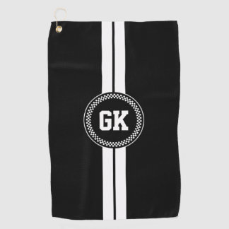 Serviette de golf personnalisée Stripe cadeau de g