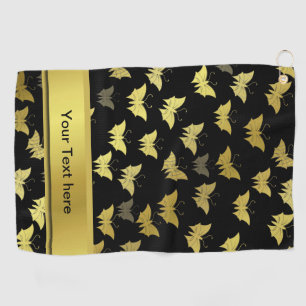Serviette De Golf personnalisées, modèles, papillons, papillons,