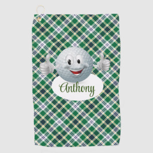 Serviette De Golf Personnaliser Golf Emoji