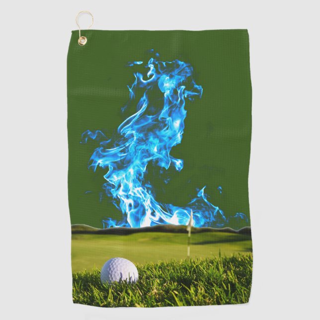 Serviette De Golf Personnalisez votre expérience de golf avec person (Devant)