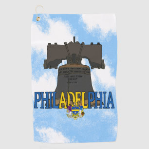 Serviette De Golf Philadelphie Pennsylvanie Liberty Bell