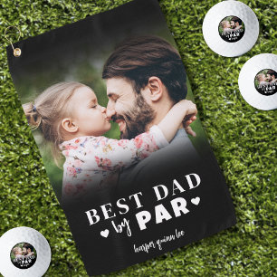 Serviette De Golf Photo Best Papa By Par Par
