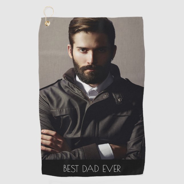 Serviette De Golf Photo du père (Devant)