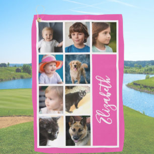 Serviette De Golf Photos de la famille de Modèles personnalisés Hot