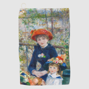 Serviette De Golf Pierre-Auguste Renoir - Deux soeurs sur la terrass