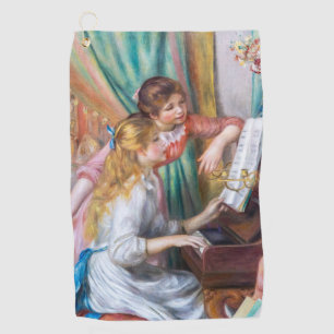 Serviette De Golf Pierre Auguste Renoir - Jeunes filles au piano