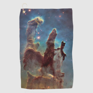 Serviette De Golf Piliers de la création, nébuleuse de l'Aigle Hubbl
