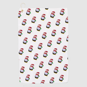 Serviette De Golf Pingouins de Noël