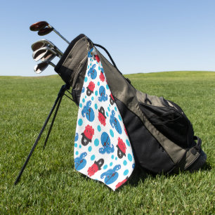 Serviette De Golf Pirate Octopus, Motif de pieuvre, Animaux de mer
