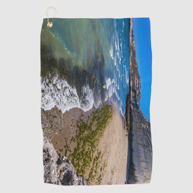 Serviette De Golf Plage à Puerto Piramides, Argentine (Devant)