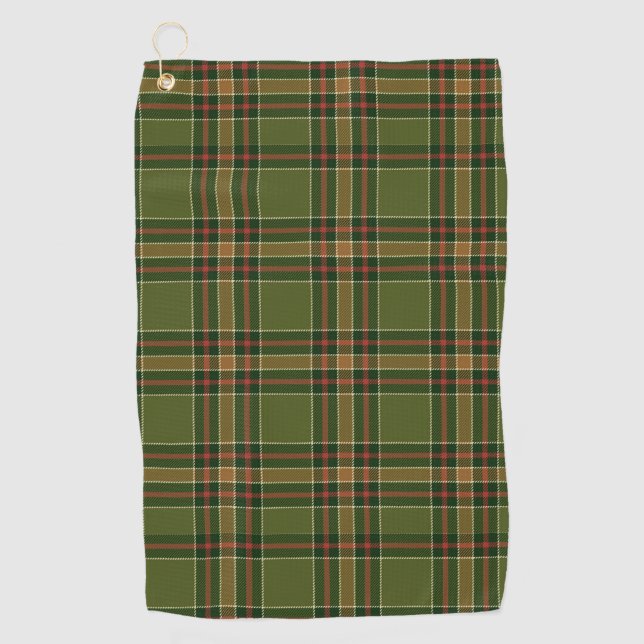 Serviette de golf Plaid (Devant)