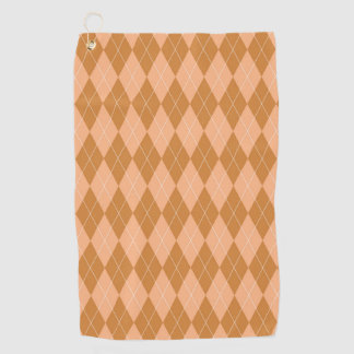 Serviette De Golf Plaid orange