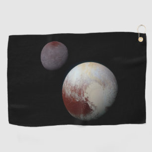 Serviette De Golf Pluton et Charon 9e ou système solaire Planète nai