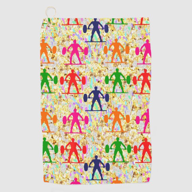 Serviette De Golf Poids (Devant)