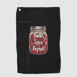Serviette De Golf Poivrons séchés Pot