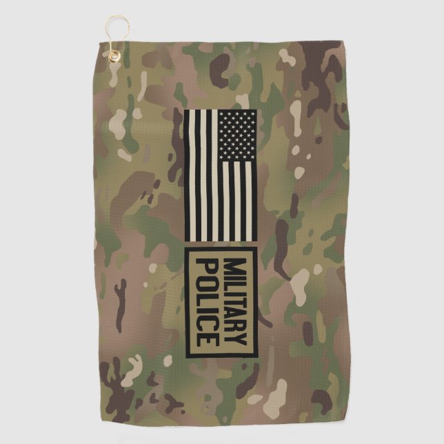 Serviette De Golf Police militaire (camouflage) (Devant)