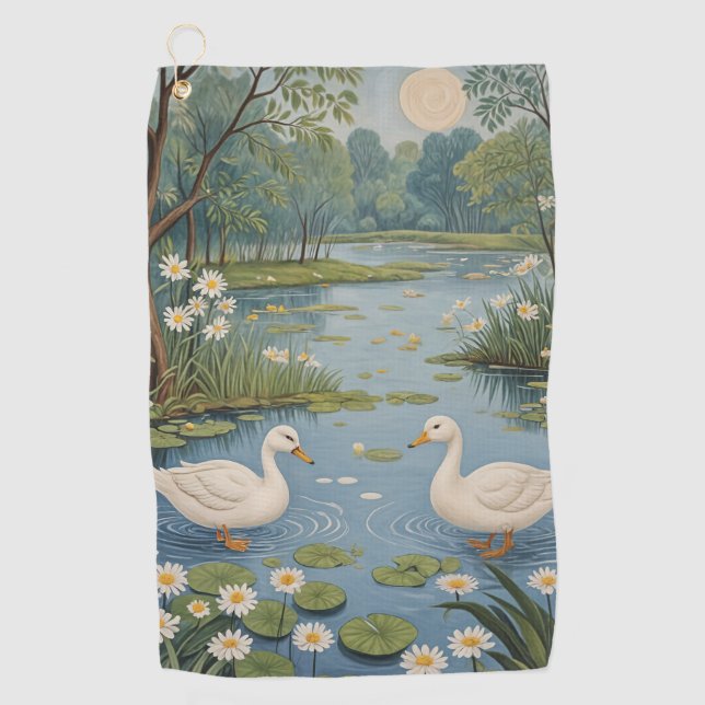 Serviette De Golf Pondside Tranquillité (Devant)