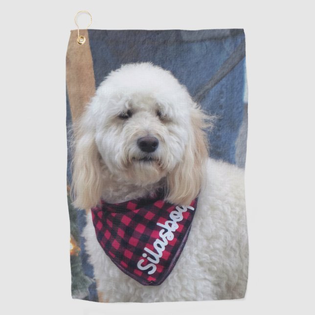 Serviette De Golf Poodle (Devant)