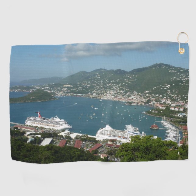 Serviette De Golf Port à St. Thomas Îles Vierges américaines (Horizontal)