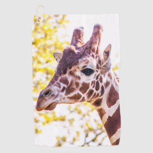 Serviette De Golf Portrait de Giraffe