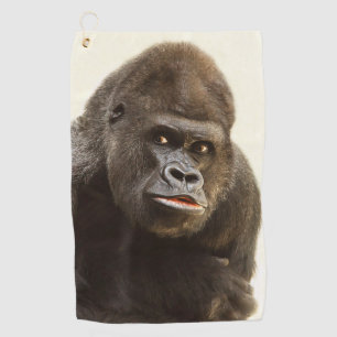 Serviette De Golf Portrait de gorille de Silverback