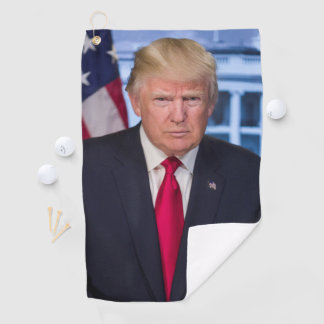 Serviette De Golf Portrait officiel de Donald Trump